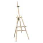 Cavalletto treppiede regolabile 145cm in legno – per pittura – disegno - lavagne