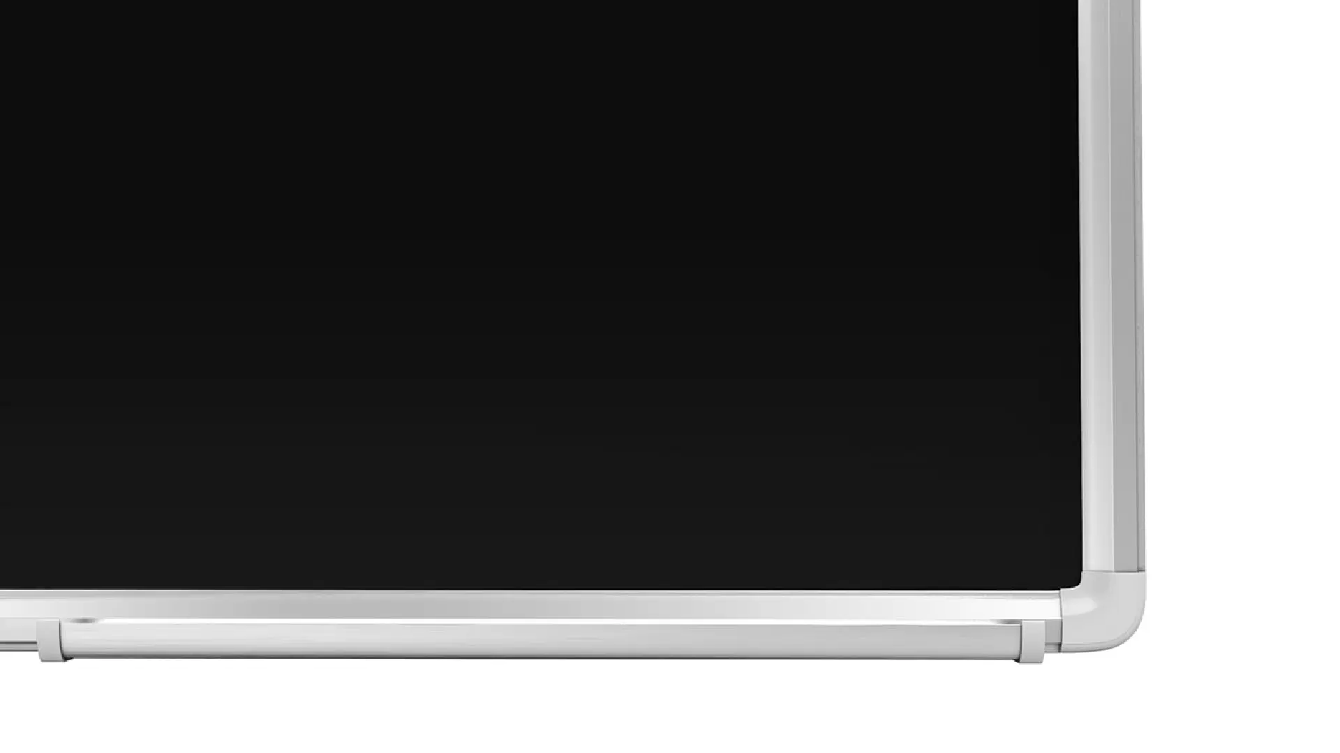 Lavagna magnetica da gesso nera 240x120 cm cornice EXPO - immagine 8