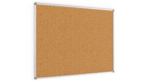 Bacheca in sughero (cornice in alluminio) 120x90 cm
