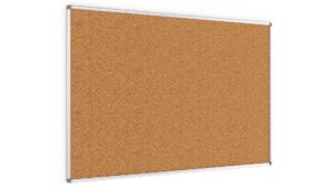 Bacheca in sughero (cornice in alluminio) 150x100 cm