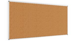 Bacheca in sughero (cornice in alluminio) 200x100 cm