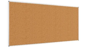 Bacheca in sughero (cornice in alluminio) 250x120 cm