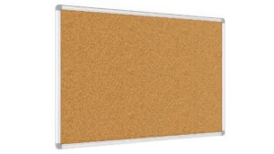 Bacheca in sughero (cornice in alluminio) 90x60 cm