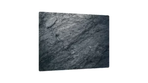 Tagliere Coprifornelli in Vetro Universale GRANITO ROCCIA 30x40cm Protezione per Piani Cottura, Piano di Lavoro, in Vetro Temperato, Decorazione Cucina