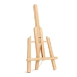 Cavalletto in legno con struttura rimovibile 32,5 cm, colore naturale