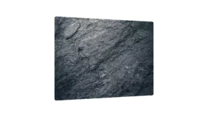 Tagliere Coprifornelli in Vetro Universale GRANITO ROCCIA 52x60cm Protezione per Piani Cottura, Piano di Lavoro, in Vetro Temperato, Decorazione Cucina