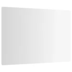 Tagliere Coprifornelli in Vetro Universale BIANCO 52x60cm Protezione per Piani Cottura, Piano di Lavoro, in Vetro Temperato