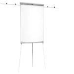 Lavagna a fogli mobili magnetica cancellabile a secco con bracci estendibili 100x70 cm