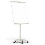 Lavagna a fogli mobili magnetica su rotelle 100x70cm