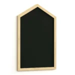 Lavagna magnetica per gesso 90x60cm a forma di casetta + set di accessori