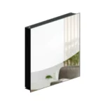 Cassetta armadietto portachiavi in vetro magnetico specchiato 30x30 cm