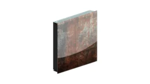 Cassetta armadietto portachiavi in vetro magnetica 30x30 cm ANELLI ALBERO