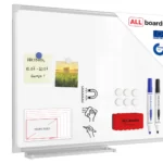 Lavagna magnetica cancellabile a secco bianca 45x60 cm CLASSIC A7