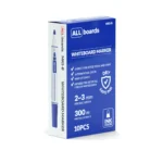 Pennarello cancellabile a secco blu - set 10 pezzi per lavagne bianche / in vetro