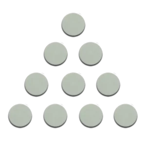 Calamite per lavagne magnetiche da 20mm - 10 pezzi BIANCHE