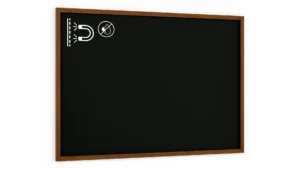 Lavagna MAGNETICA nera da gesso in cornice di legno 180x120 cm
