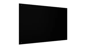 Pannello magnetico nero da gesso 60x30cm - senza cornice a parete