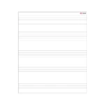 Foglio magnetico cancellabile a secco 80x95cm - pentagramma