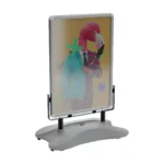 Cavalletto espositore pubblicitario Waterbase A1 – struttura in alluminio grigio