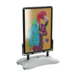 Cavalletto espositore pubblicitario Waterbase B1 – struttura in alluminio nero