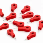 Spille decorative segnaposto per lavagne in sughero - 12 pezzi