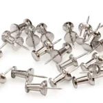 Spille decorative argento per lavagne in sughero - 50 pezzi