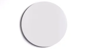 Pannello magnetico rotondo bianco CERCHIO diametro 40cm - lavagna bianca senza cornice