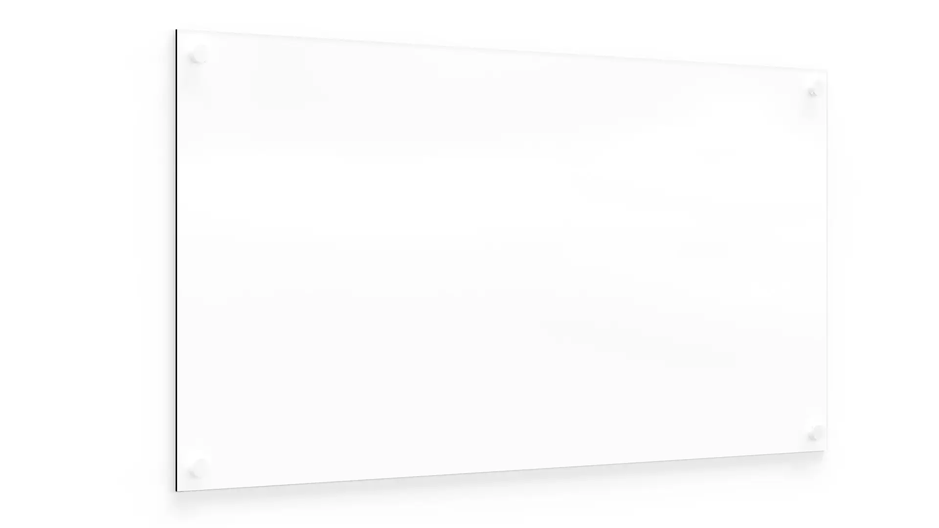 Pannello magnetico bianco 60x30 cm - lavagna bianca senza cornice