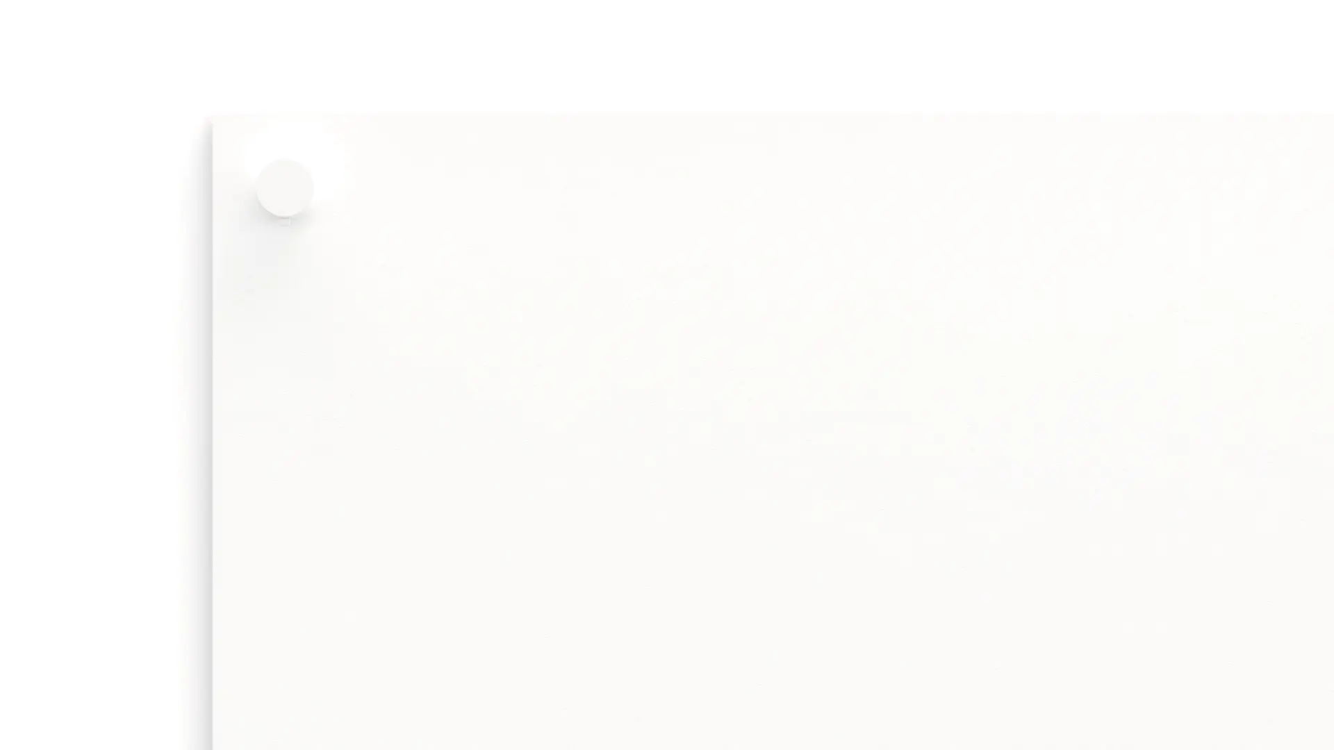 Pannello magnetico bianco 60x30 cm - lavagna bianca senza cornice - immagine 6