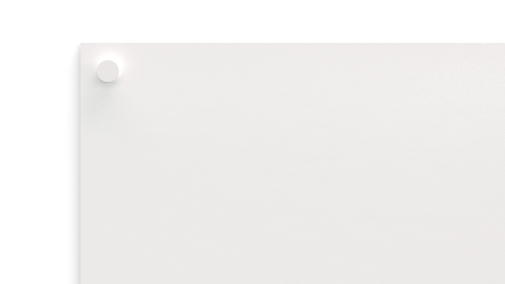 Pannello magnetico bianco 90x60 cm - lavagna bianca senza cornice - immagine 7