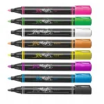 Set 8 pennarelli colorati lavagna in vetro, gesso, lavagne bianche