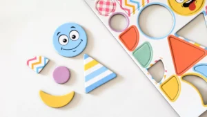 Set di magneti educativi forme per bambini colori pastello 48 elementi