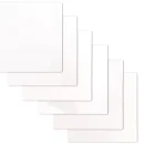 Foglietti adesivi elettrostatici scrivibili - set BIANCO (5 colori) riutilizzabili