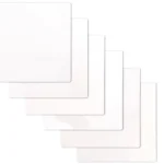 Foglietti adesivi elettrostatici scrivibili - set BIANCO (5 colori) riutilizzabili