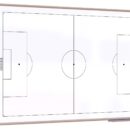 Lavagna tattica CALCIO 150x100 cm lavagna per allenatori, bianca magnetica