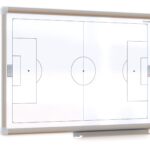 Lavagna tattica CALCIO 60x40 cm lavagna per allenatori, bianca magnetica