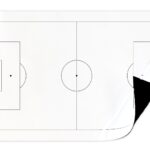Foglio magnetico CAMPO DA CALCIO scrivibile e cancellabile, formato A4
