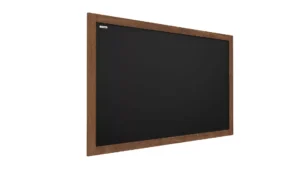 Lavagna nera da gesso in cornice di legno 100x80 cm