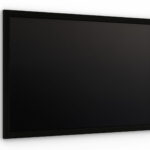Lavagna nera da gesso 60x40 cm con cornice nero in legno ECO
