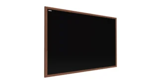 Lavagna nera da gesso in cornice di legno 60x40 cm