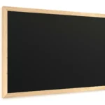 Lavagna nera da gesso 60x40 cm con cornice in legno ECO
