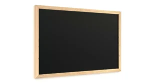 Lavagna nera da gesso 60x40 cm con cornice in legno ECO
