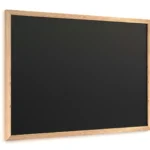 Lavagna nera da gesso 70x50 cm con cornice in legno ECO