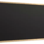 Lavagna nera da gesso 90x60 cm con cornice in legno ECO