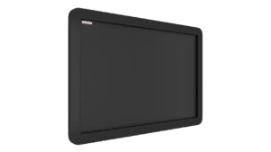 Lavagna nera da gesso in cornice di legno 90x60 cm - nera - forma Smartphone