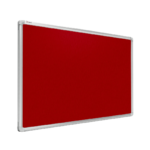 Lavagna colorata con superificie in feltro 60x40 cm - rosso