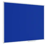 Lavagna con superificie in feltro BLU 150×120 cm cornice in alluminio