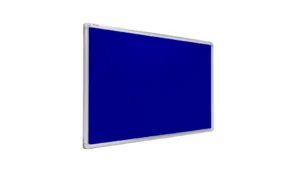 Lavagna colorata con superificie in feltro 240x120 cm - blu