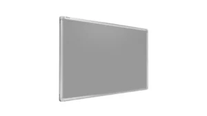 Lavagna colorata con superificie in feltro 90x60cm - grigia