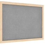 Lavagna in feltro 30x40 cm GRIGIO con cornice in legno